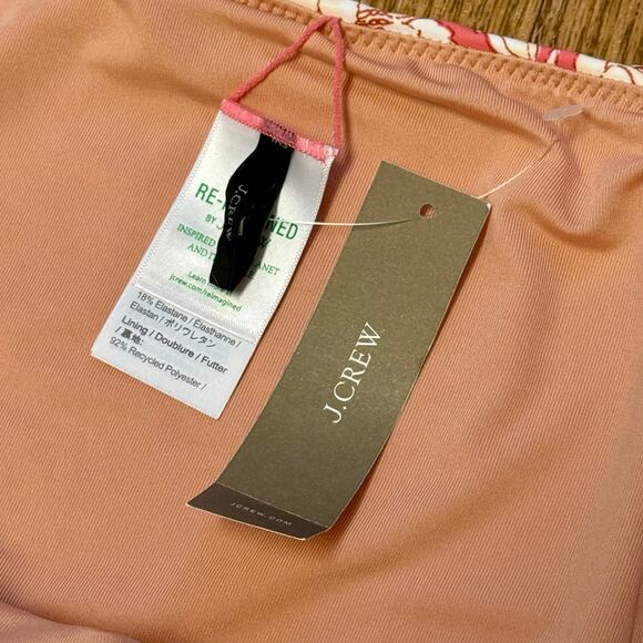 J. Crew Curved Waist Cheeky Bikini Bottom in Tossed Floral Size 3X - Picture 6 of 6